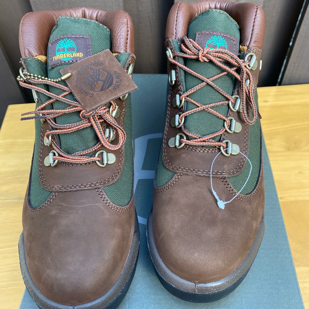 Timberland Mens Waterproof Field Brown Nubuck boot - Picture 2 of 4